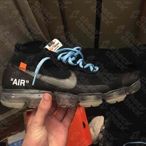 Nike off white vapormaxes 2nd addition.